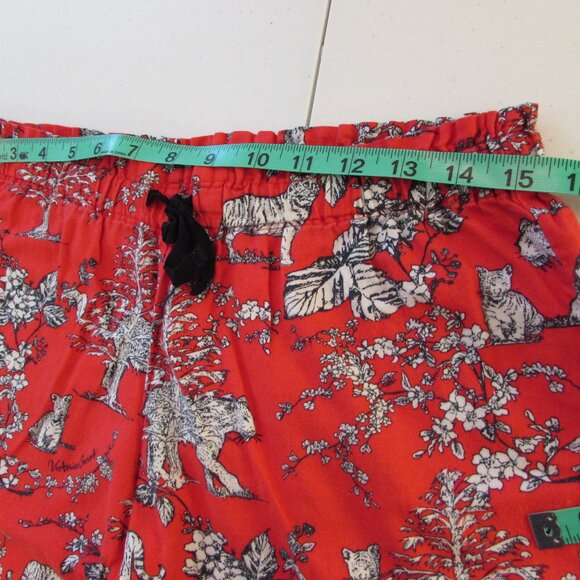 Victorias Secret Red Cotton Big Cat Sleep Pants Medium - Picture 9 of 16
